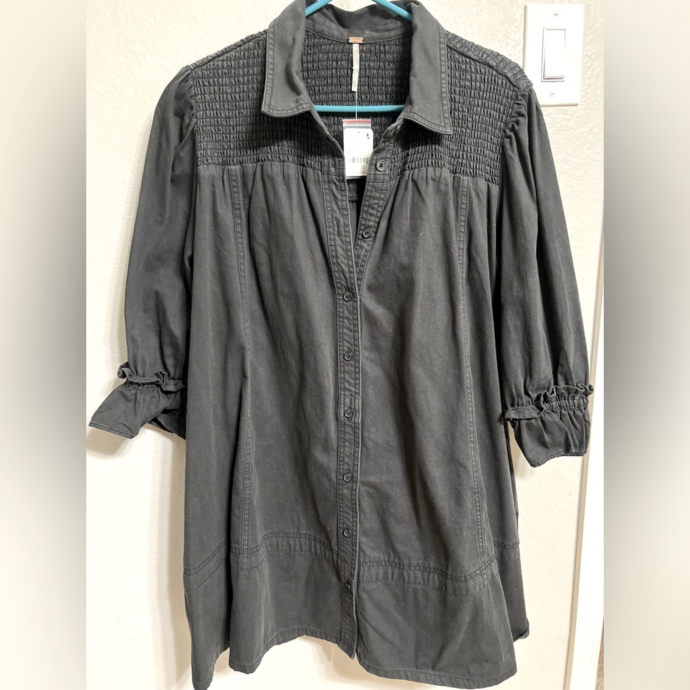 Free People Vanessa Denim Tunic